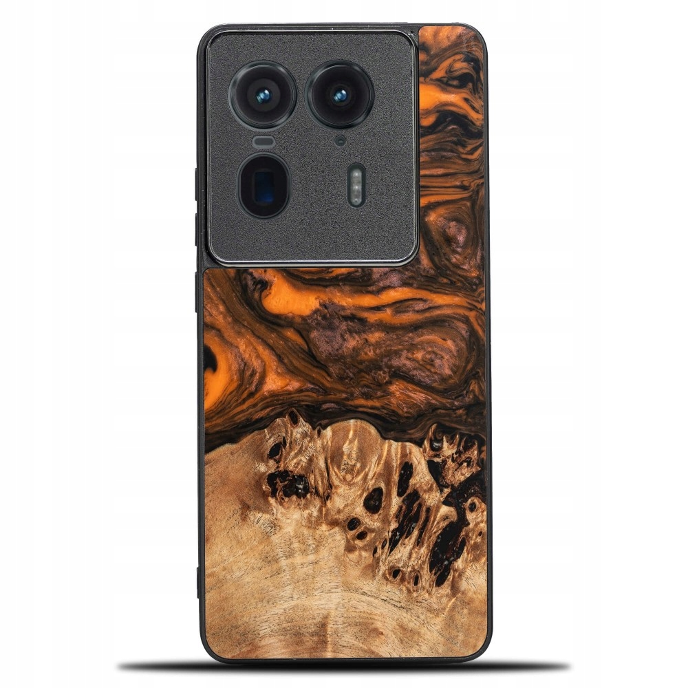 Pouzdro Bewood Unikátní pro Motorola Edge 50 Ultra oranžové