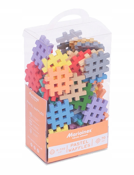 

Marioinex Klocki Mini Waffle Wafle 70 El. Pastel