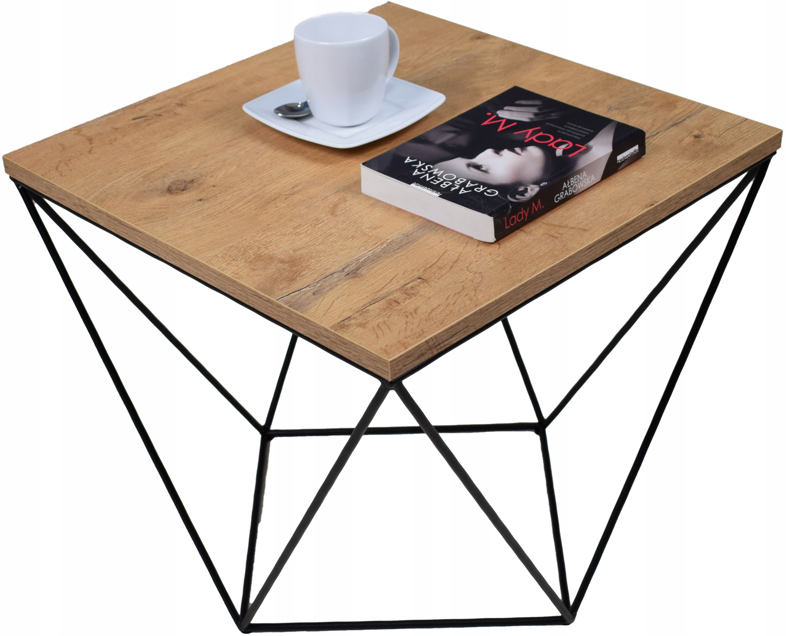 

Kawowy Stolik Druciany Loft Lancelot Artisan Beton