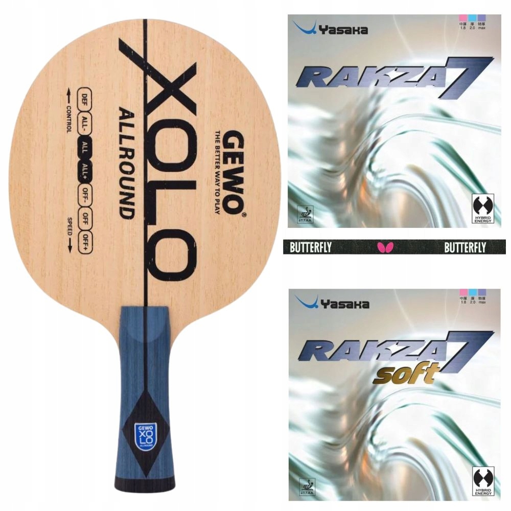 Profesionální Pálka Na Stolní Tenis Yasaka Rakza 7 Deska Gewo All