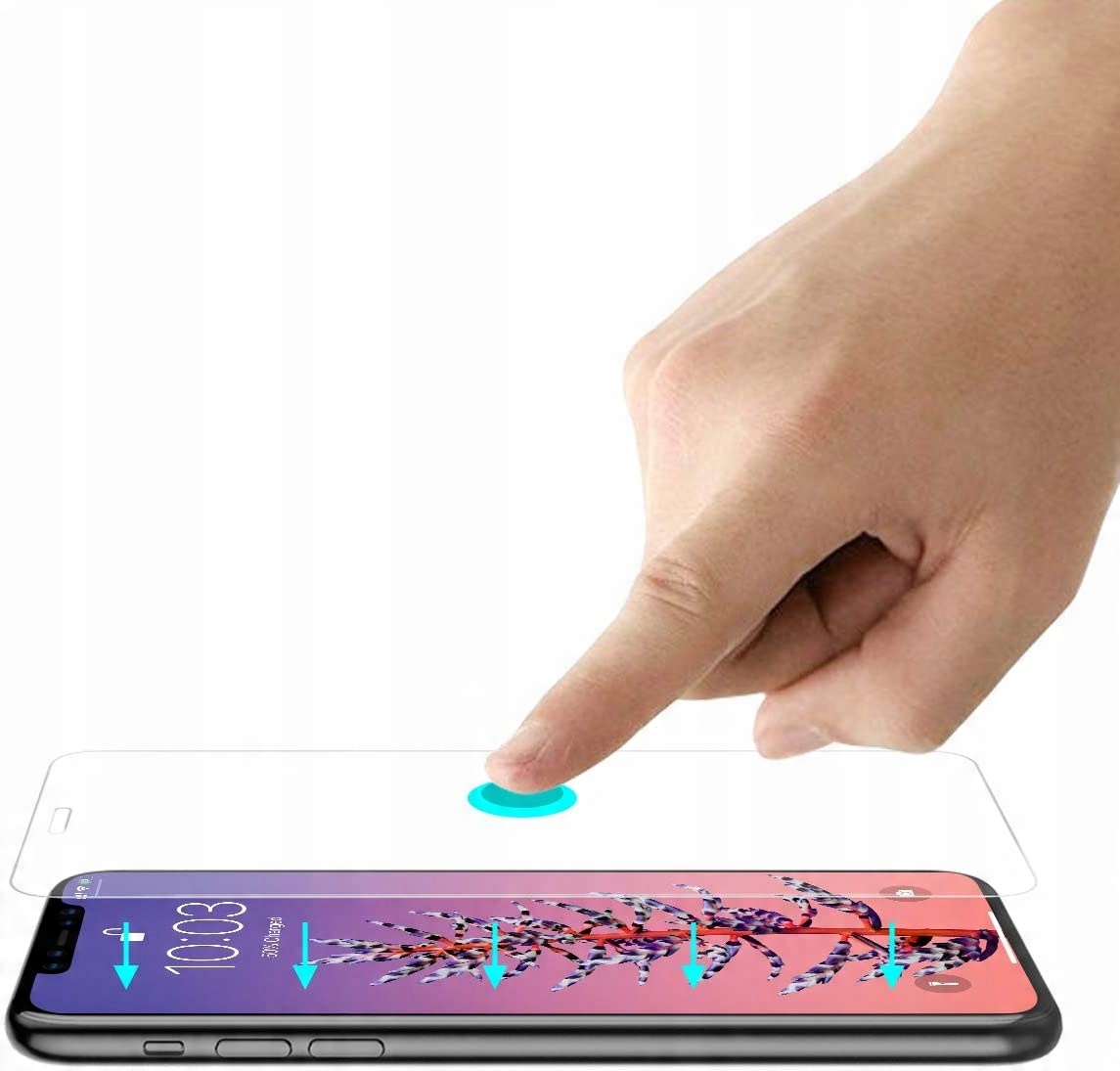 Закаленное стекло быстро для iPhone X / XS / 11 Pro цель Apple
