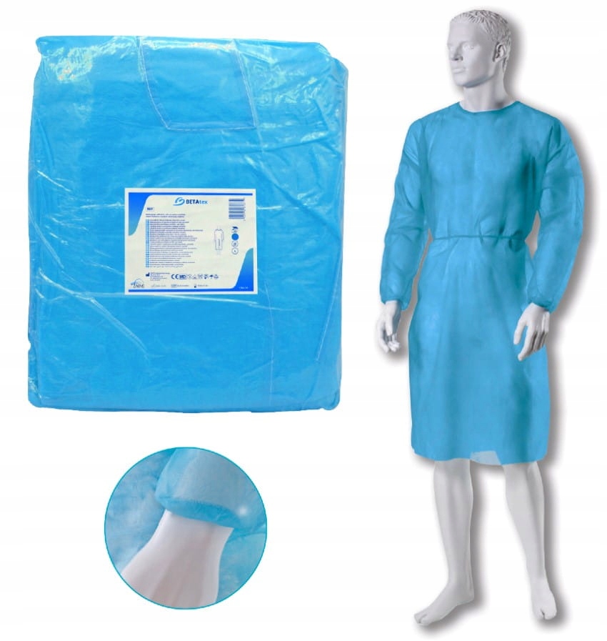 Izolační plášť Zarys - vel. XL, 10 ks, modrý