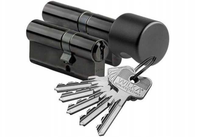 sada vložek do dveří Wilka Wikęd Optimum 50/50+50/50G Černá