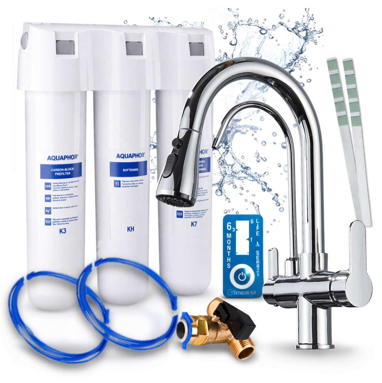 Kompaktní Podskříňkový Filtr Aquaphor Křišťál H A Třícestná Baterie Pzh