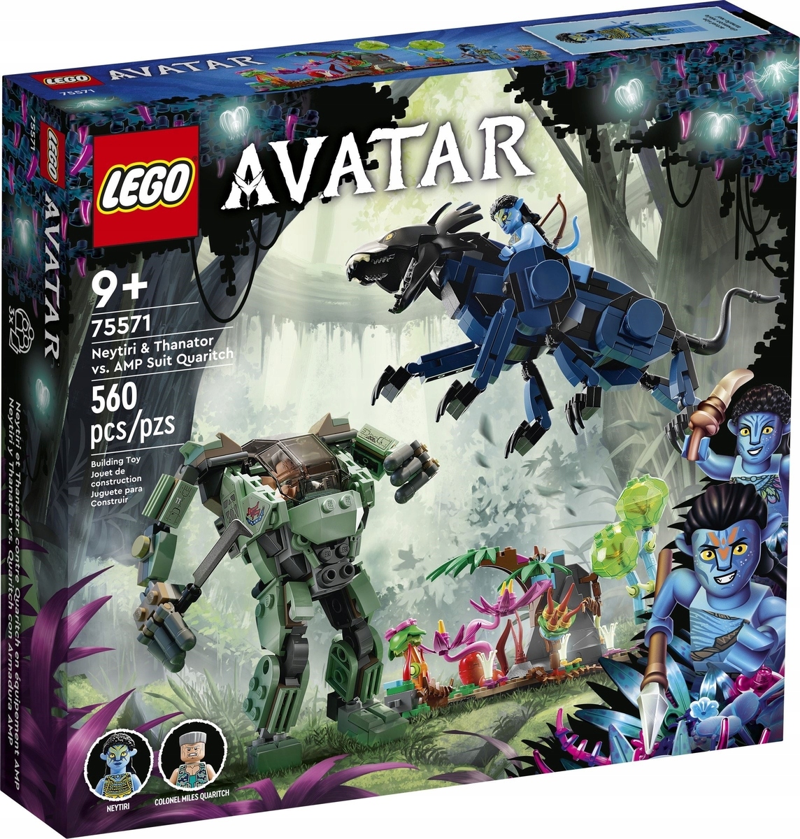 Lego Avatar 75571 Neytiri I Thanator Kontra Quaritch W Kombinezonie Pzm