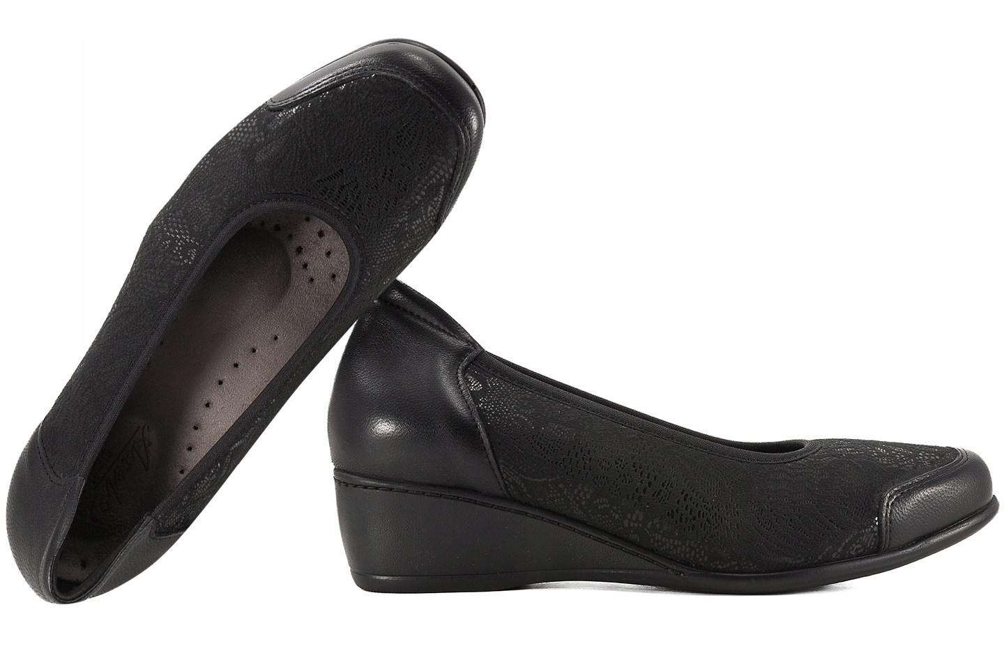 Axel 1753 Polobotky Lodičky Koturn Na Haluksy Kůže/ Stretch Tuhost G1/2 37