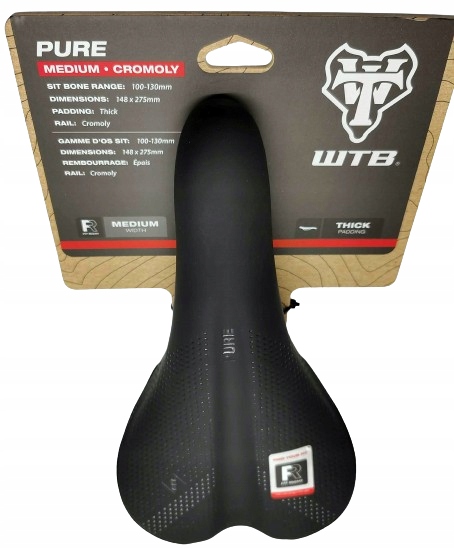 Wtb Pure Cromoly Gel Medium 148x275 Siodełko Rowerowe
