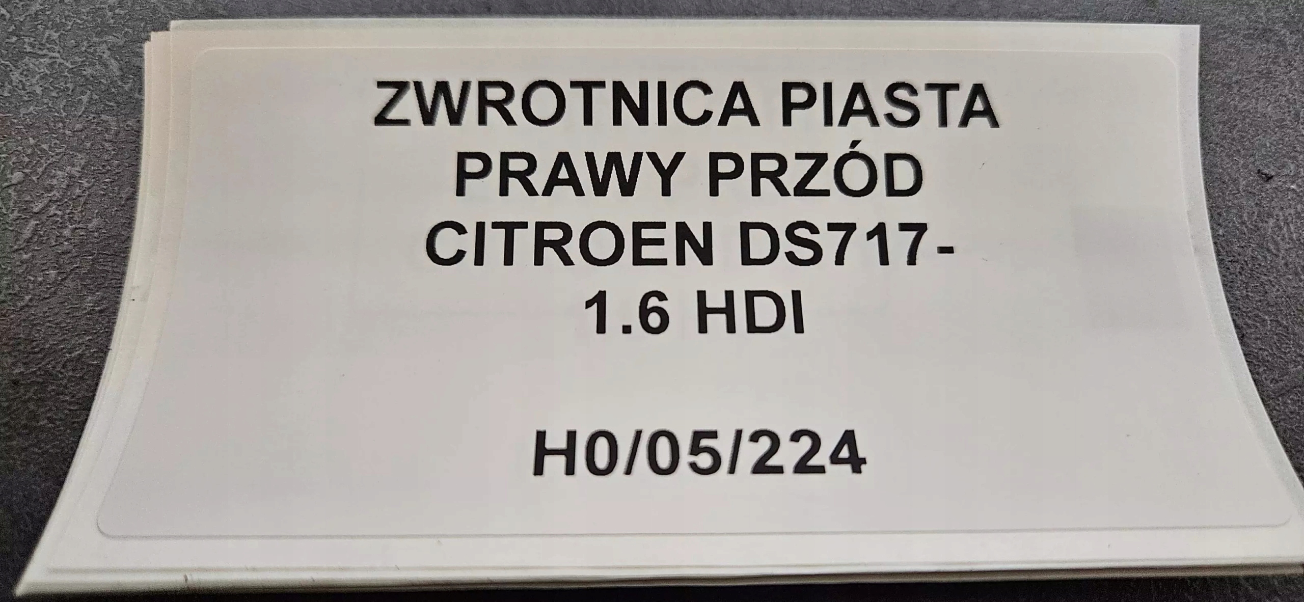 otoč čepu pravý předek CITROEN DS7 17- 1.6