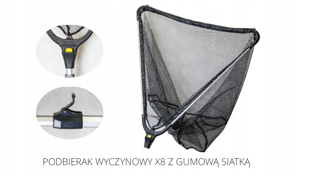 PODBIERAK TELESKOPOWY X8 MISTRALL 220cm 70x70cm Marka Mistrall