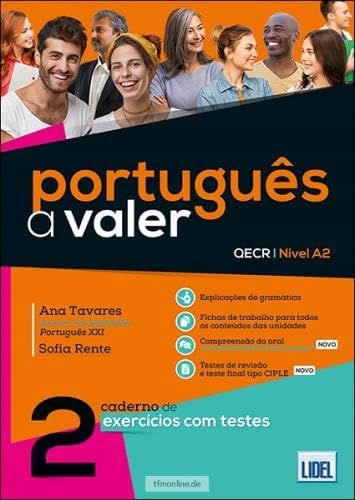 PORTUGUES A VALER 2 - A2 - Caderno de Exercicios - Sofia Rente (KSIĄŻKA)