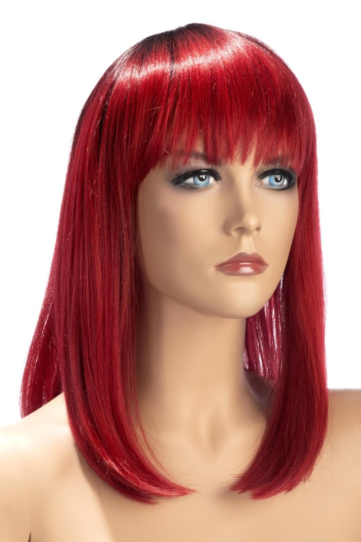 Perruque Elvira Bicolore Rouge World Wigs
