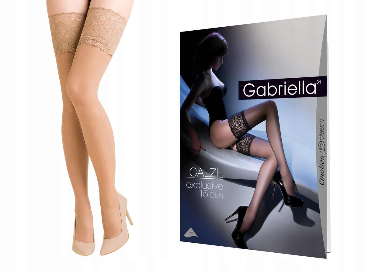 

Pończochy Calze Exclusive 15 den Beige 1/2