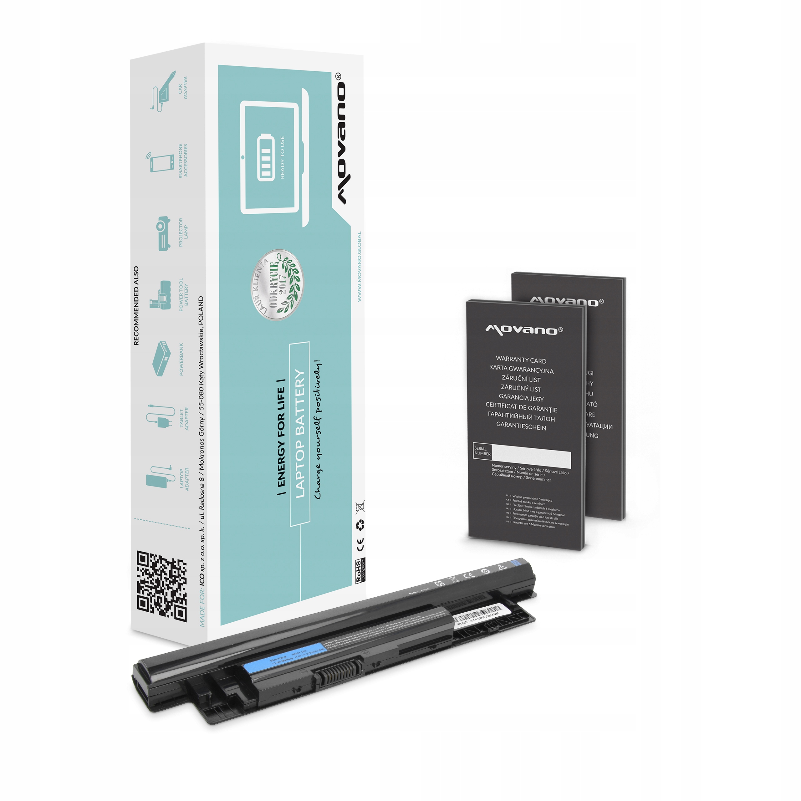 

Bateria 0MF69 do Dell Inspiron 14 15 17 14.8v