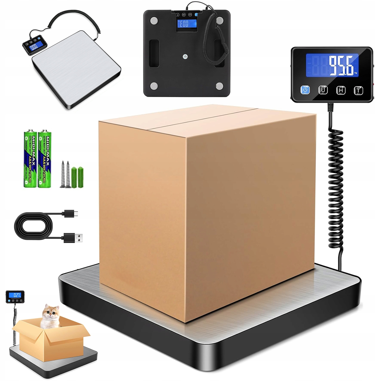 Elektronická Váha 200 Kg S Více Než 4 Jednotkami Pro Dům A Obchod