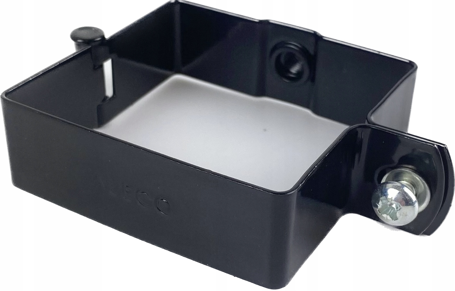 

Obejma do rury 80x 80mm STAL2 Czarny (b) Ral 9005