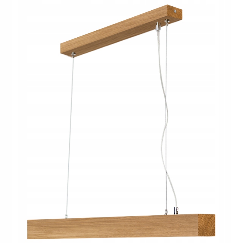 Závěsná Led lampa Dubová Slim 60 cm nad stůl Obývací pokoj Loft 24W 4000K Stropní