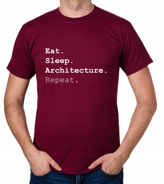 

koszulka Eat Sleep Architecture Repeat prezent