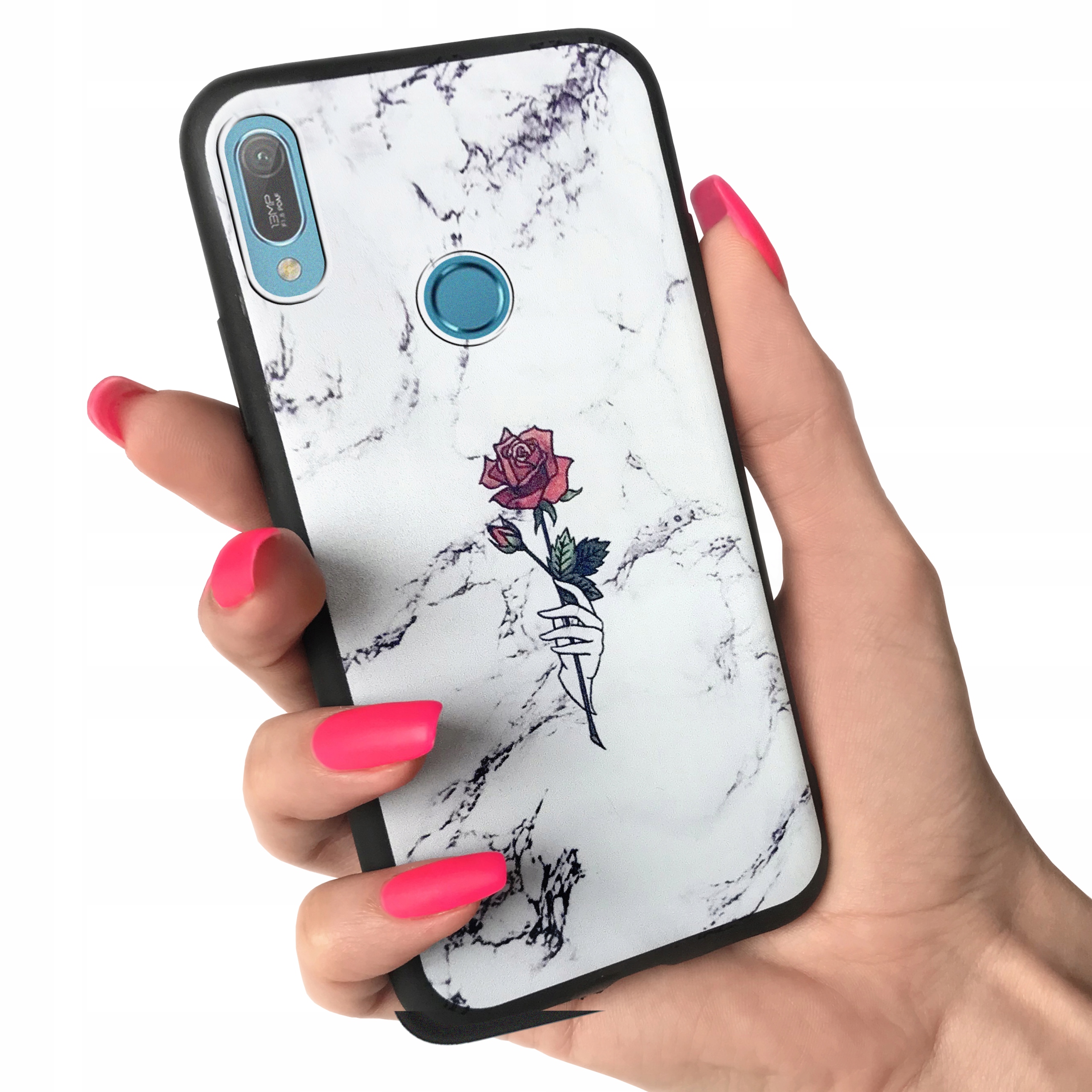 

Etui matowe do Huawei Y6 Prime 2019 case +Szkło