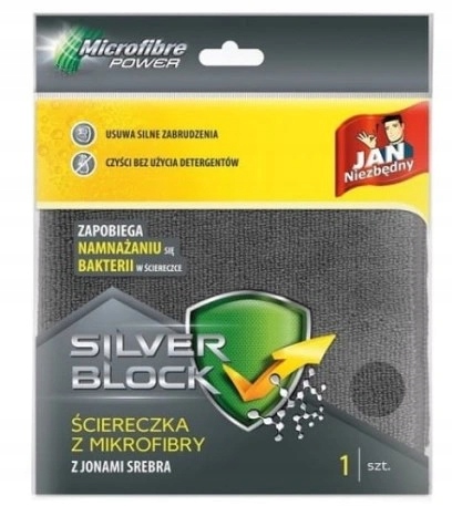

Jan Niezbędny Silver Block Ściereczka z mikrofibry