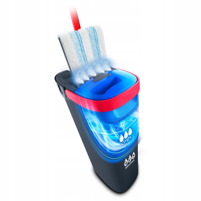 Levně Plochý mop Vileda H2prO a kbelík 2 nádrže separace čistá špinavá voda