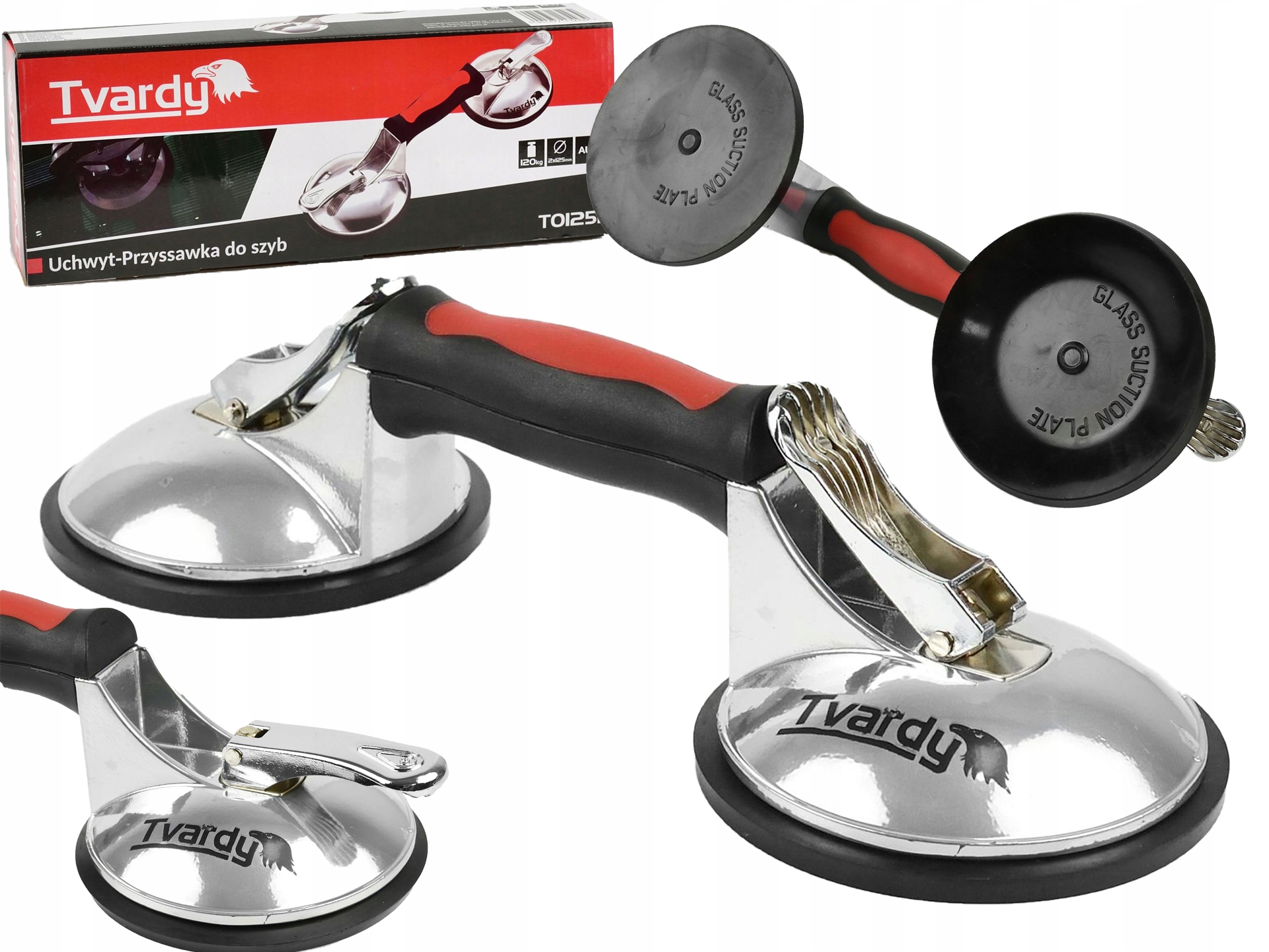 

Przyssawka Uchwyt Do Szyb Szkła Płytek Alu 120kg