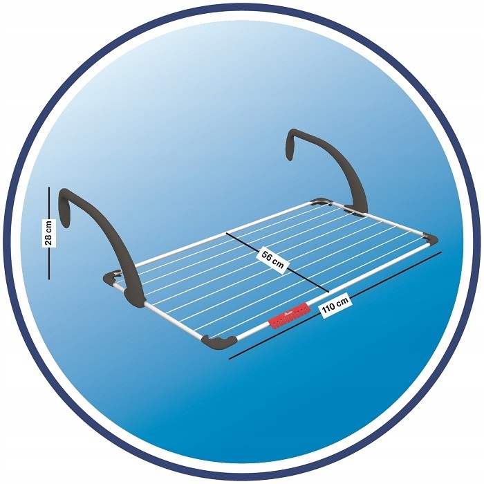 VILEDA Suszarka Okienna Balkonowa SUNSET Marka Vileda