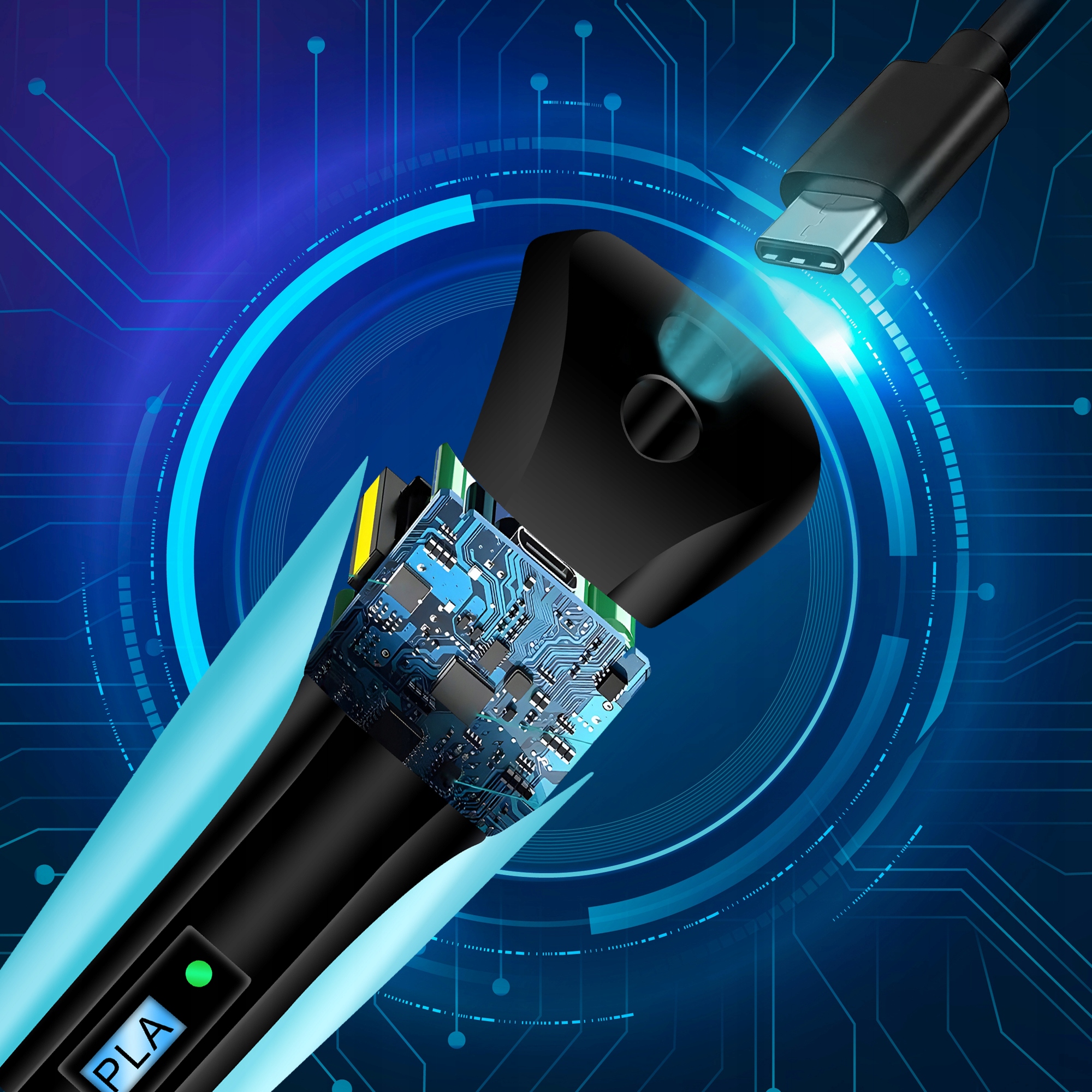 DŁUGOPIS 3D PEN DLA DZIECI DRUKARKA GIGA ZESTAW + WKŁADY 200 M 40x5m Kod producenta DŁUGOPIS - 3DACTIVE - 48869