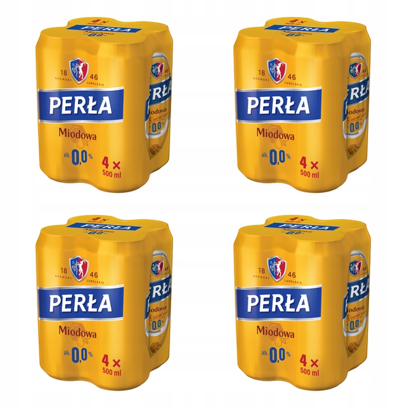 Perła Medová 0,0% plechovka 4x500 ml X4