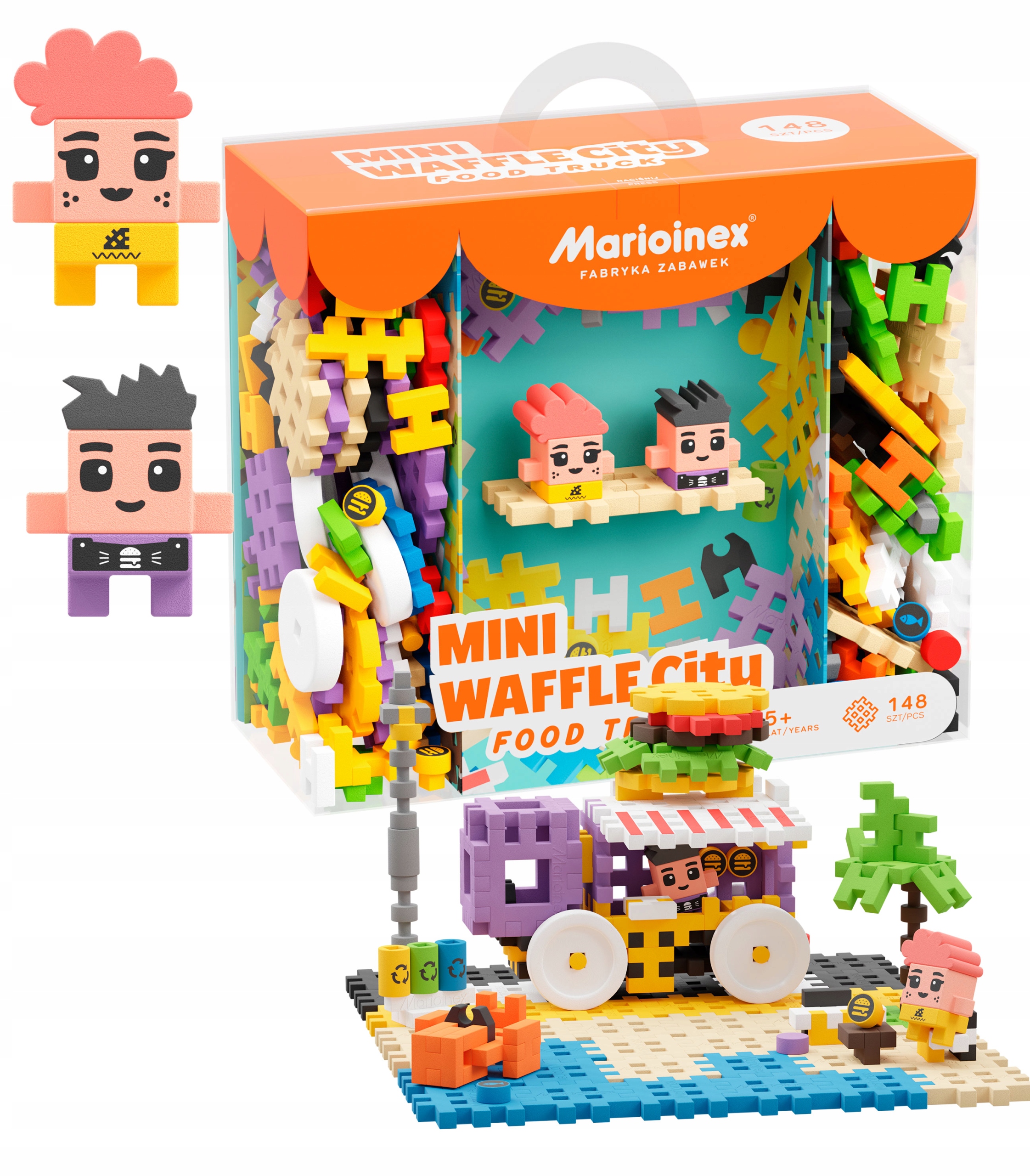 

Mini Wafle Klocki City Food Truck 148 El Marioinex