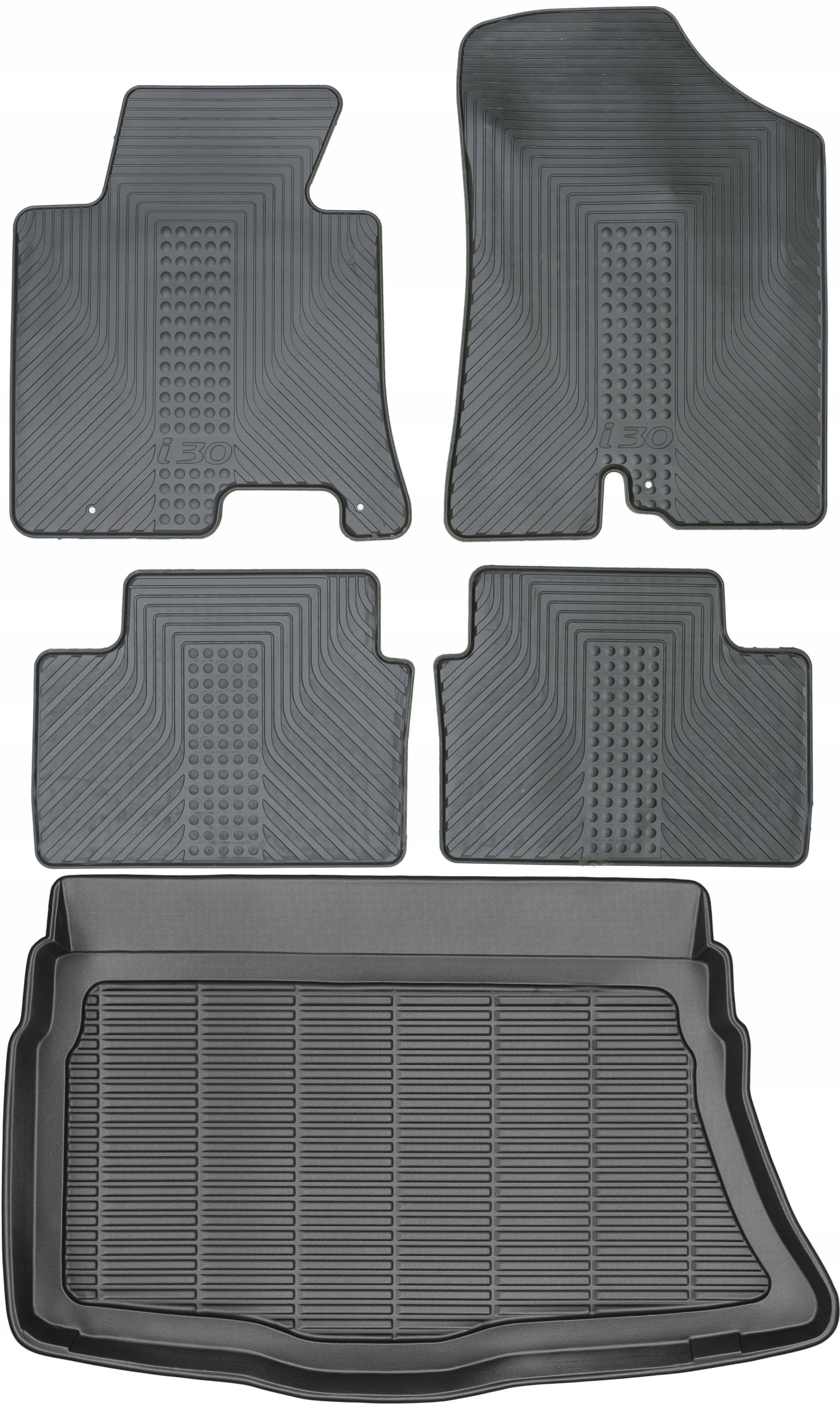 Hyundai i30 Hb 11-17 Gumové stierače rohož batožinového priestoru