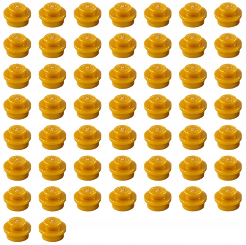 

Lego 4073 1x1 złota perłowa Nowy (6g) 51 szt.