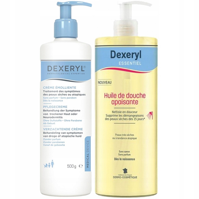 Dexeryl krem Emolient Azs 500 ml olejek do skóry suchej 500 ml