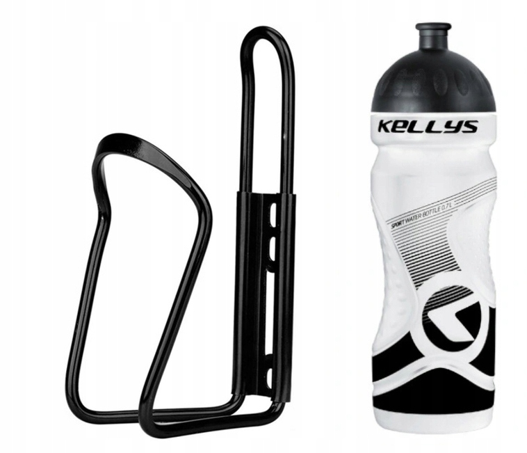 

Bidon Kellys 700ml Biały Uchwyt na bidon