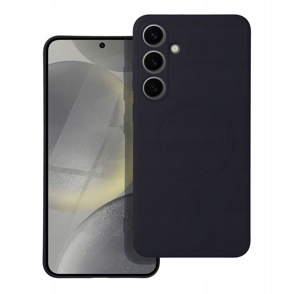 Oem Futerał do Samsung S25 Fe Silicone Mag Cover zgodny z MagSafe czarny