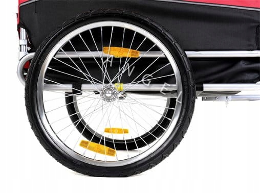 PRZYCZEPKA DO ROWERU ROWEROWA TURYSTYCZNA DO PRZEWOZU ZWIERZĄT Szerokość produktu 70 cm