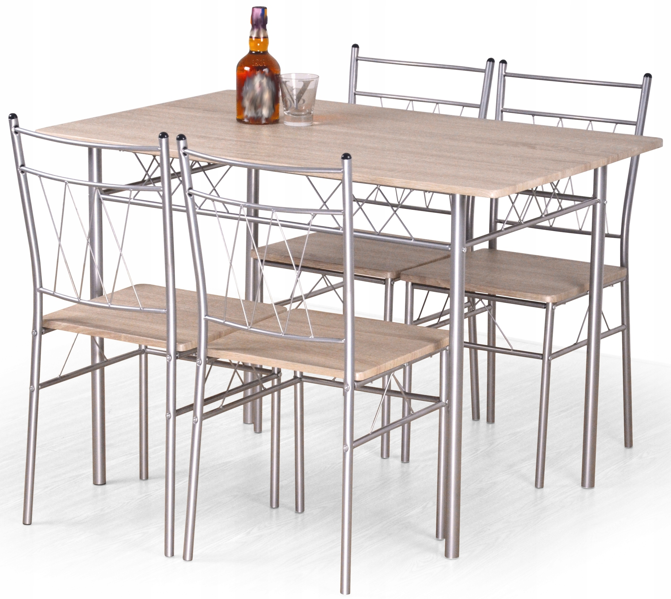 ZESTAW stół i krzesła do kuchni FAUST DĄB SONOMA Halmar