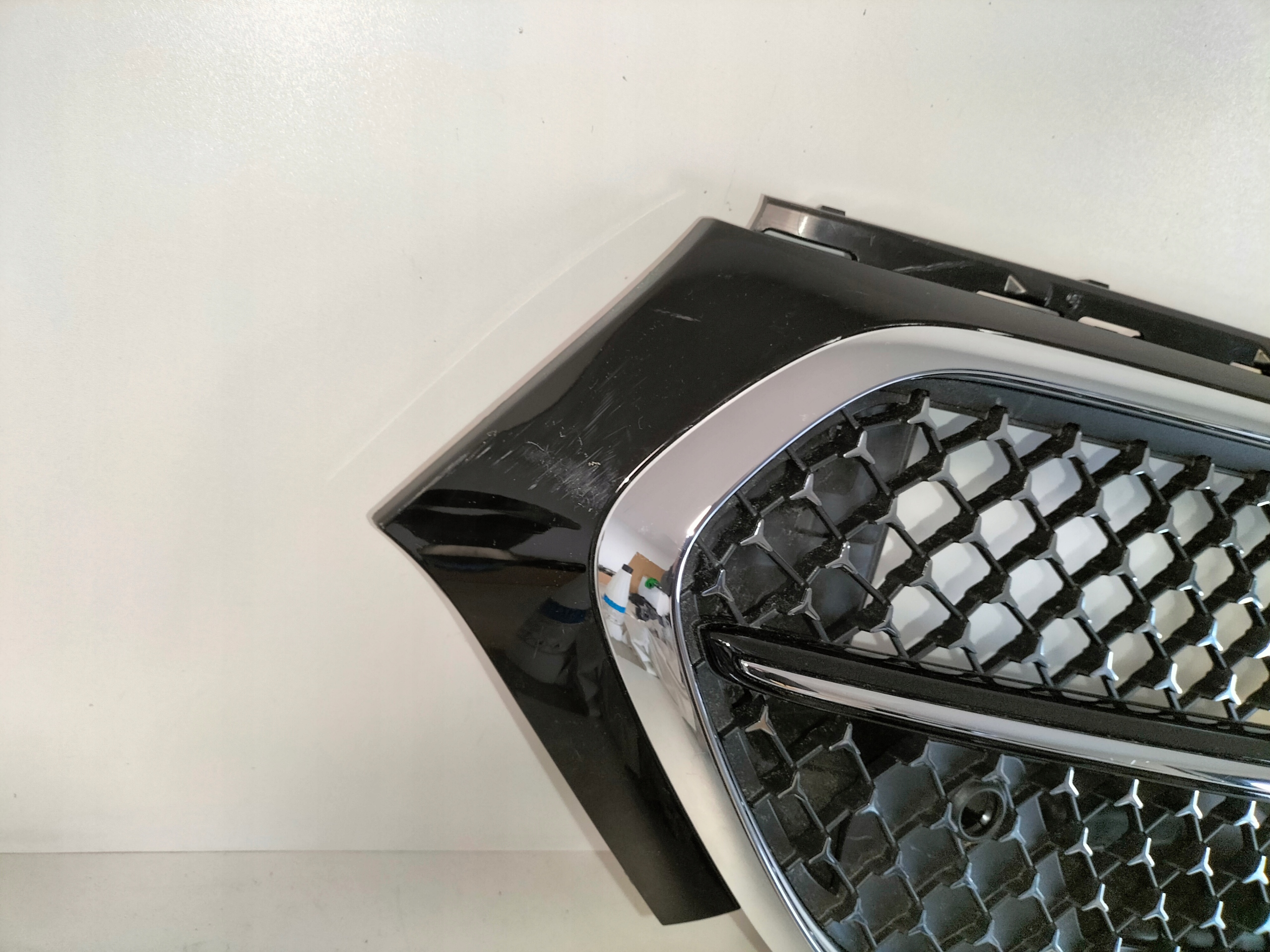 grille grid grill MERCEDES E KLASA W214 22- AMG LED SILVER DIAMOND