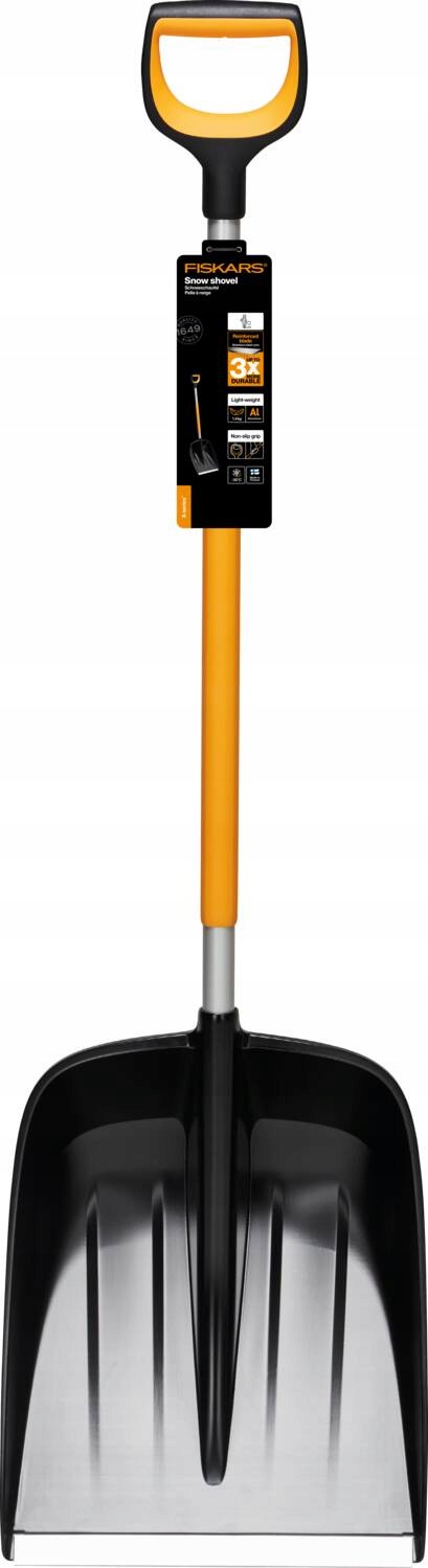 Fiskars X-series Zimní lopatka na sníh, lehká lopata na odhrnování