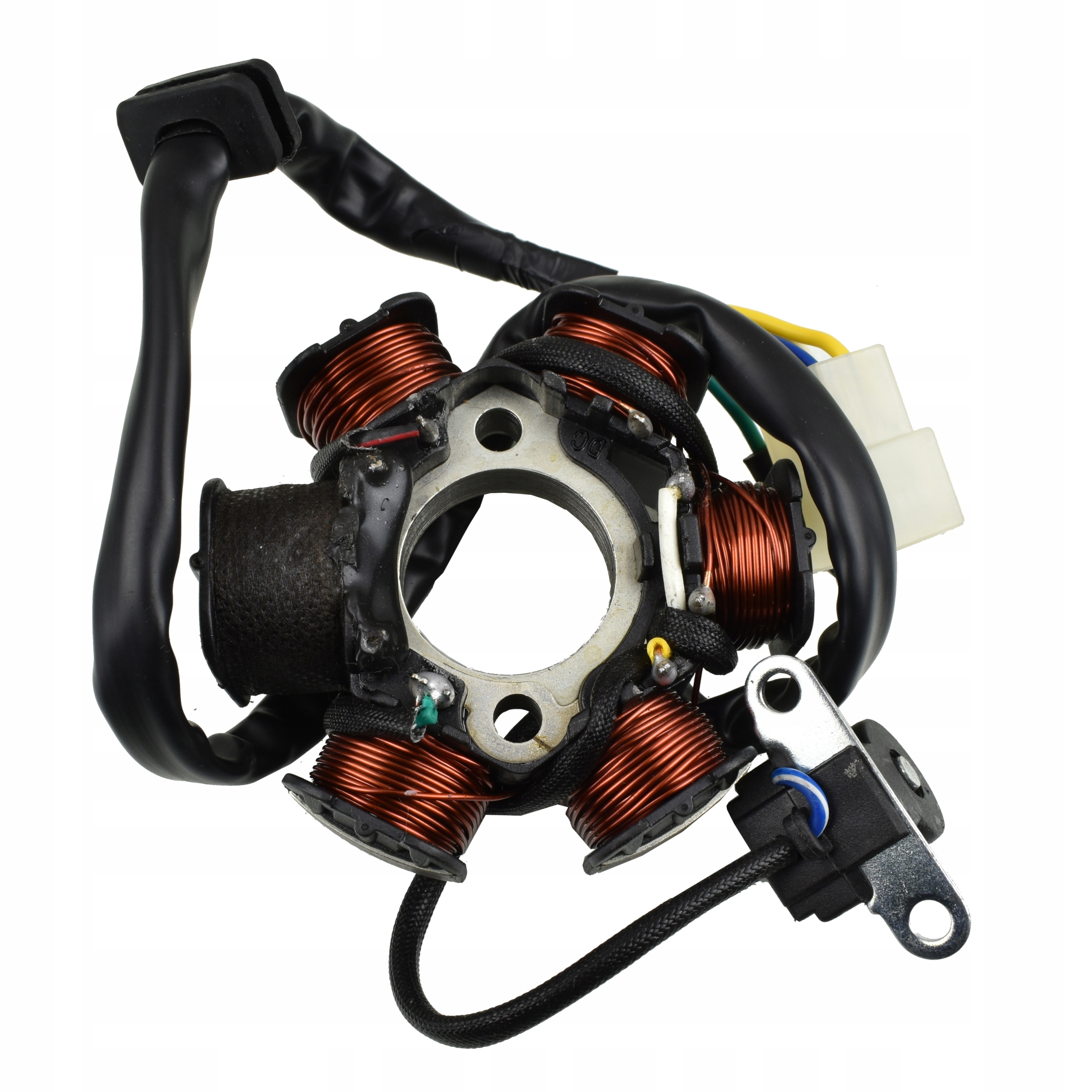 cewki,stojan,ISKROWNIK Stator do Quad Cross Atv 110 125 6 Cewek 4t Junak