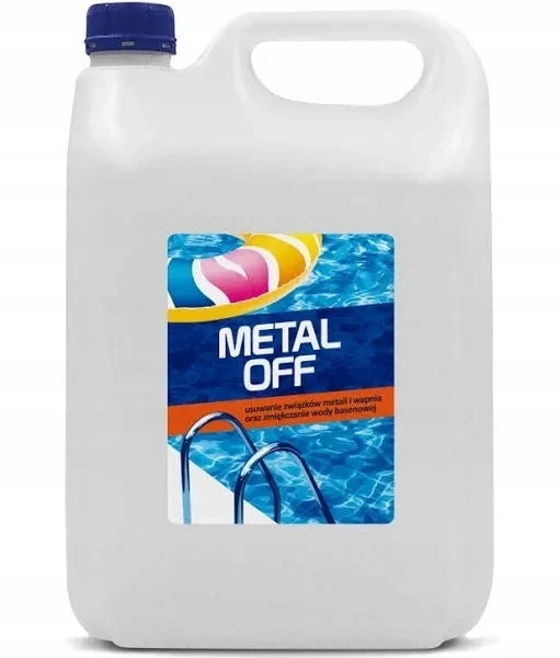 Gamix Metal Off Do Basenu Chemia Zmiękczacz Wody Usuwa Żelazo Wapń 4 Litry