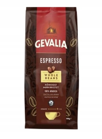 Kawa Ziarnista Arabika Gevalia Espresso 900 g Szwedzka