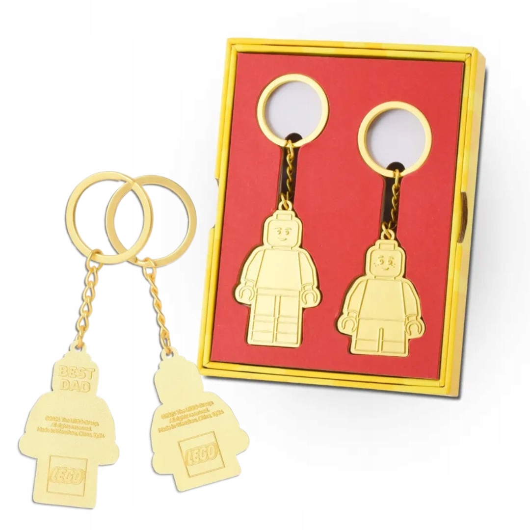 Lego Icons Přívěsek Na Klíče Best Dad Dárek pro tatínka Originální gadget Lego
