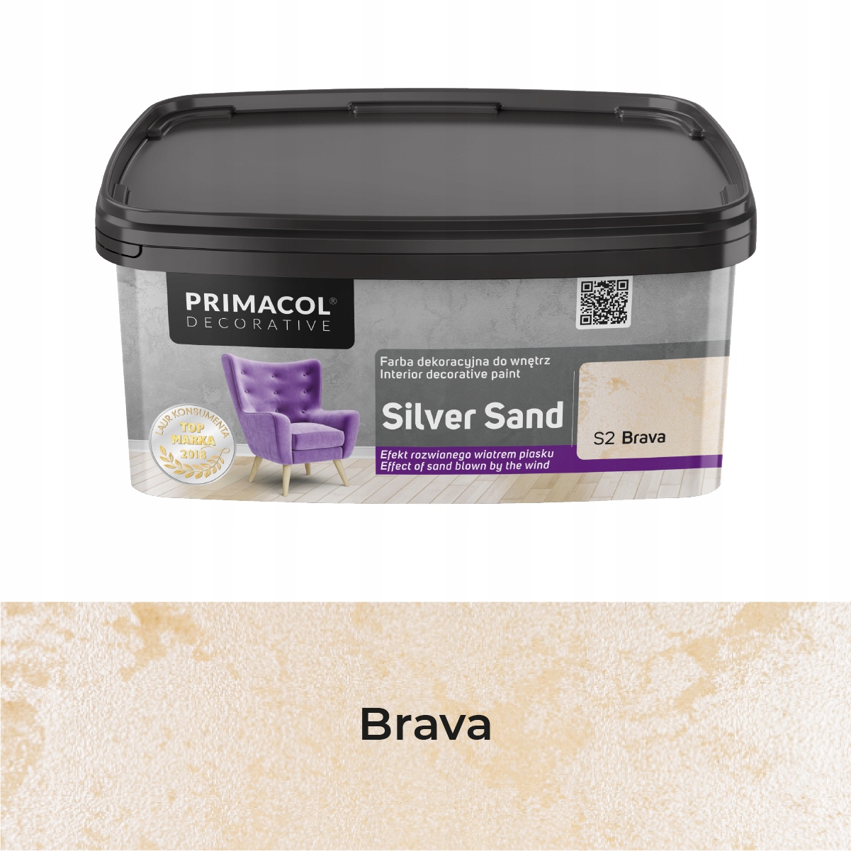 Primacol Barva Silver Sand *brava* 1L
