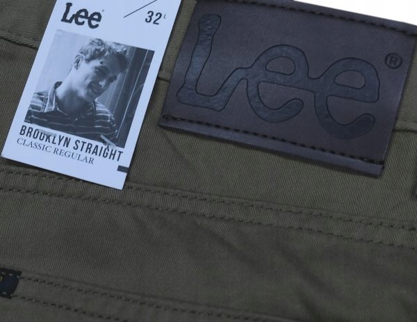 LEE BROOKLYN SPODNIE PROSTE KLASYCZNE W34 L32 Płeć mężczyzna