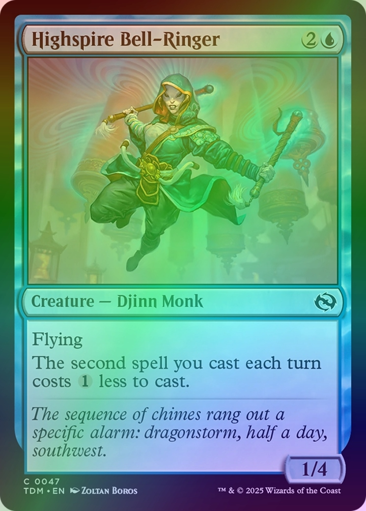 [mtg] Highspire Bell-Ringer (tdm) *foil*