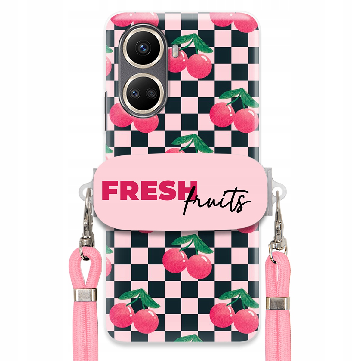 Puzdro pre Huawei Nova 10 Se Crossbody vodítko držiak šachovnice Fresh Fruits