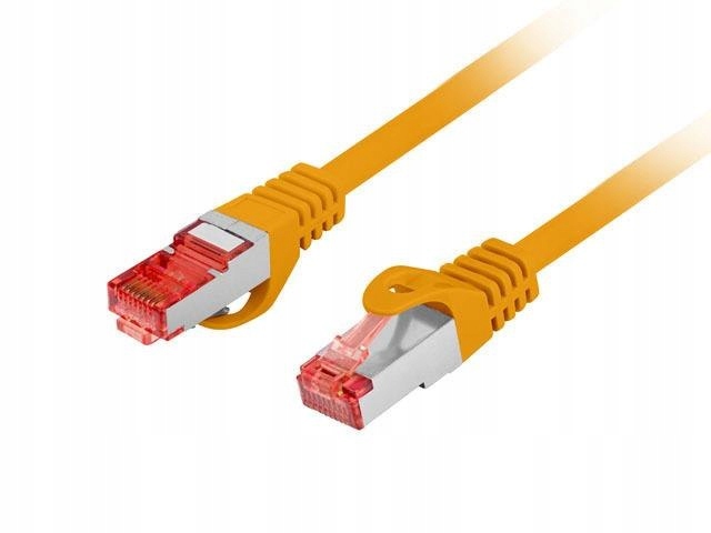 Patchcord Lanberg S/ftp kat.6 2m Lszh Cu fluke passed pomarańczowy