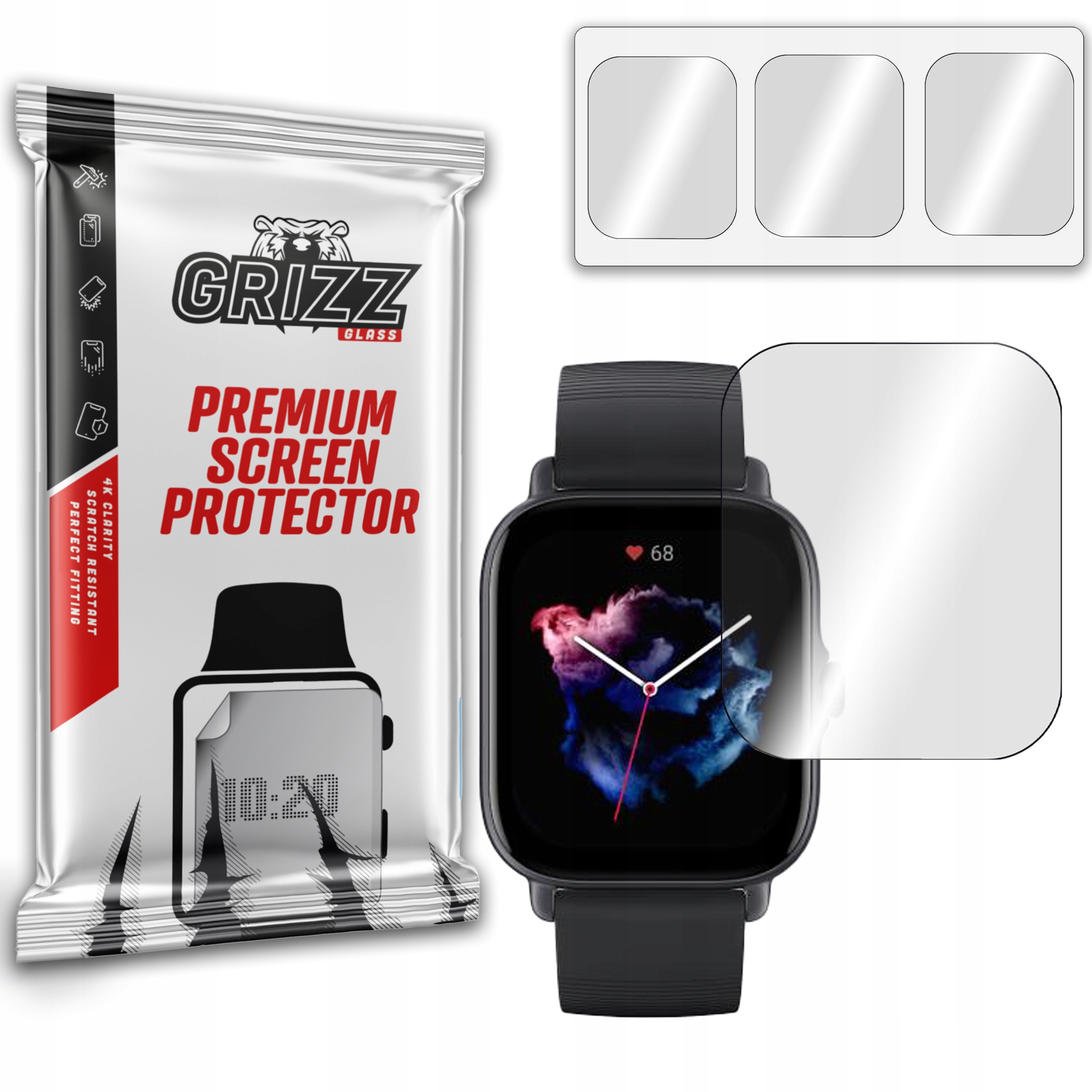 

3x Folia hydrożelowa do Amazfit Gts 3