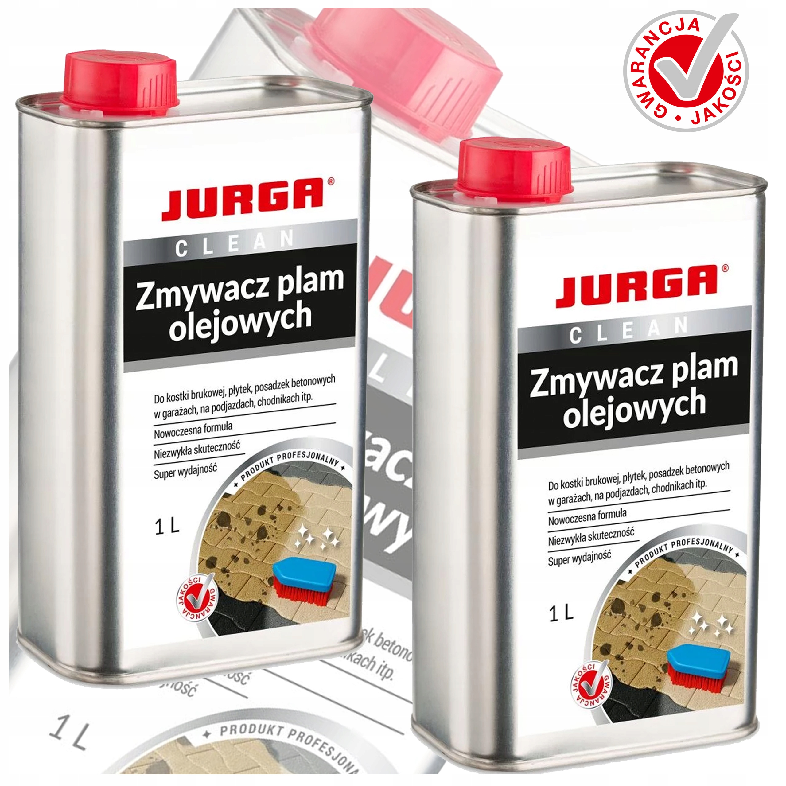 Levně Čistič olejových skvrn pro obtěžující 1L Jurga Sada 2 kusů