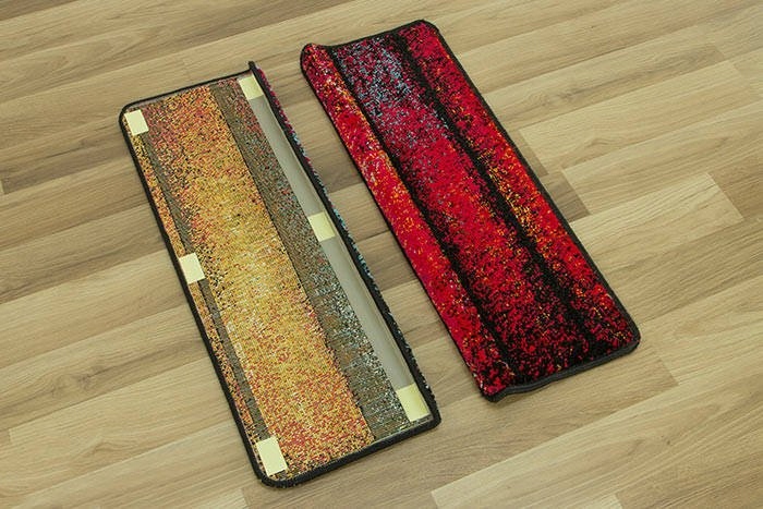 NAKŁADKI NA SCHODY MIĘKKI PROSTOKĄTNE KOLOROWE DYWANIKI SCHODOWE DESKI PASY EAN (GTIN) 5904966780769